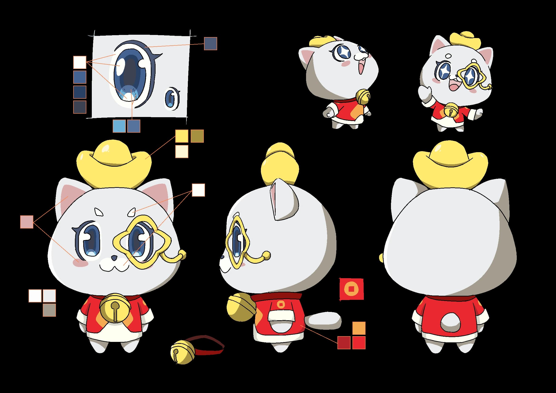 TẾT LIÊN QUÂN 2026 — LINH BẢO character design